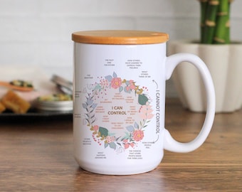 Unique Friendship Gift Set with Stress Relief Loose Leaf Tea, I Can Mental Health Mug
