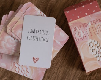 Gratitude Daily Affirmation Cards