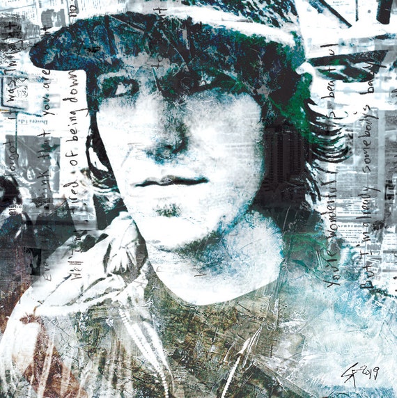 Elliott Smith 額 Elliott Smith Canvas Print, Musician Portrait Art - Etsy