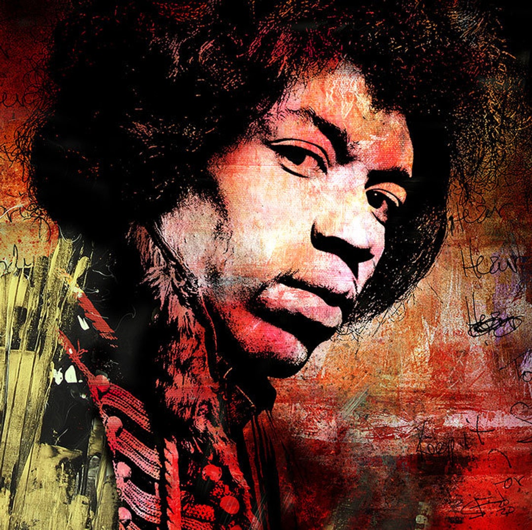 Jimi Hendrix - Etsy