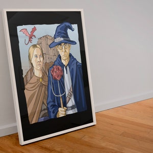Arte de pared de DND - Póster divertido de D&D - DND - Regalo para Dnd - Imagen de regalo D20 - Maestro del juego - Aventura - Póster de RPG - Regalo geek