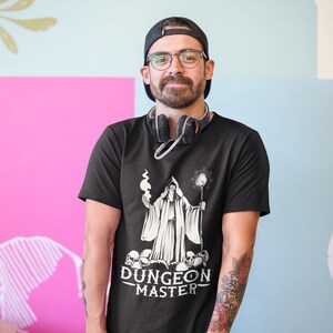 Fantasy T-Shirt- Dungeon Master - DND - Gift For Dnd - D20 Gift Tee- Game Master - Adventure - RPG Shirt