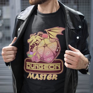 Unisex T-Shirt- Dungeon Master Shirt - DND - Gift For Dnd - D20 Gift Tee- Game Master - Adventure - RPG Shirt