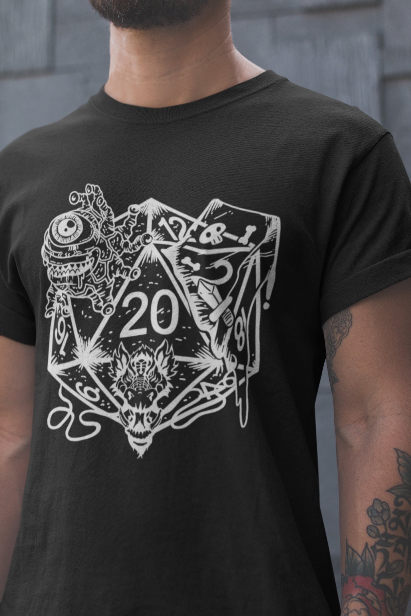 RPG D20 Dungeons gioco Dice Master Dragons Maglietta RPG D20 Dungeons gioco Dice Master Dragons Maglietta