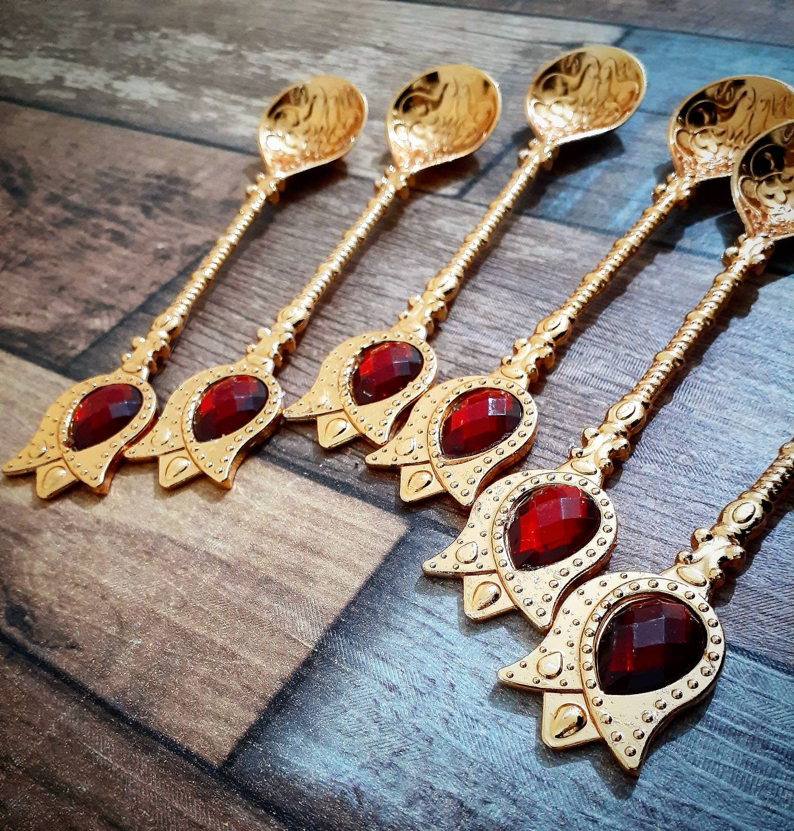 6pcs Turkish Sugar Spoon Sugar Spoon For Coffee Sugar Etsy