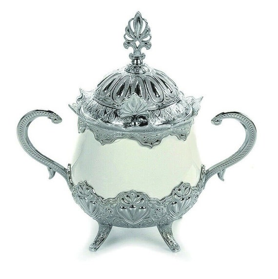 Turkish Sugar Bowl Handmade Candy Bowl Brass Sugar Bowl Great Gift Decorative Chocolate Bowl