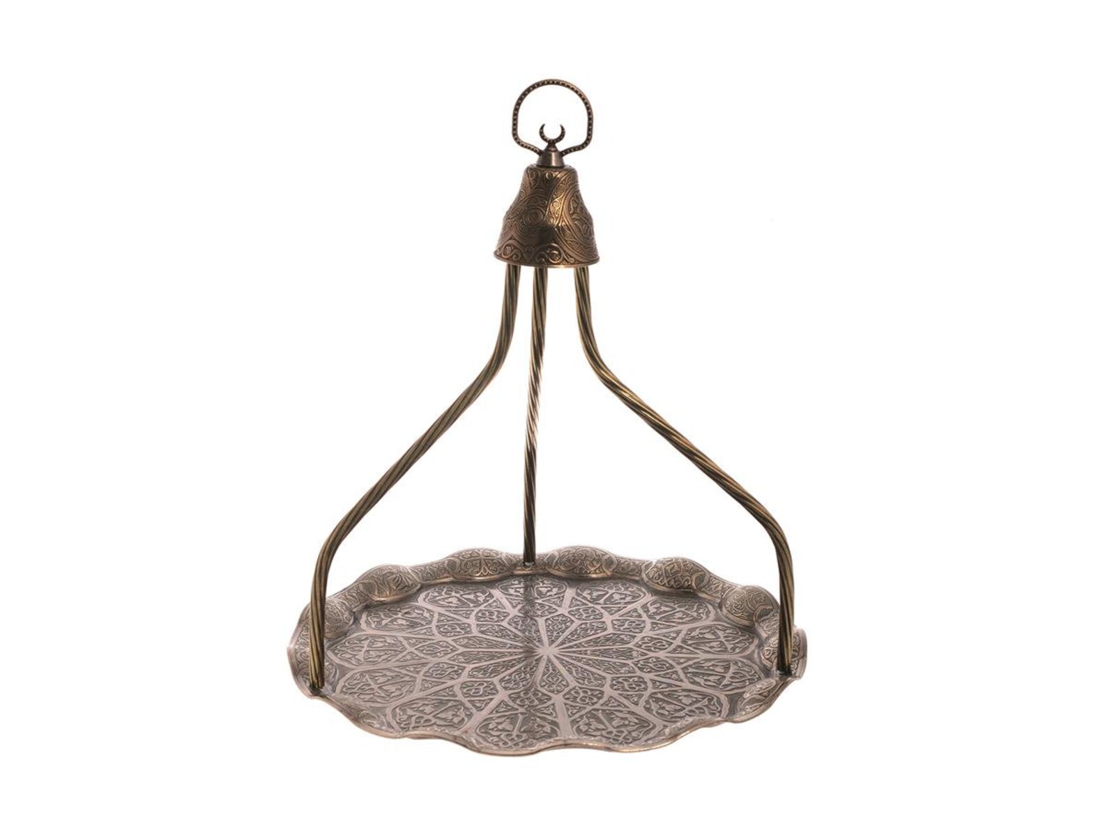 Vassoio Portata In Acciaio Inox - Con Manici Oro Per Tè E Snack | Design Elegante Per Casa - Foto 5