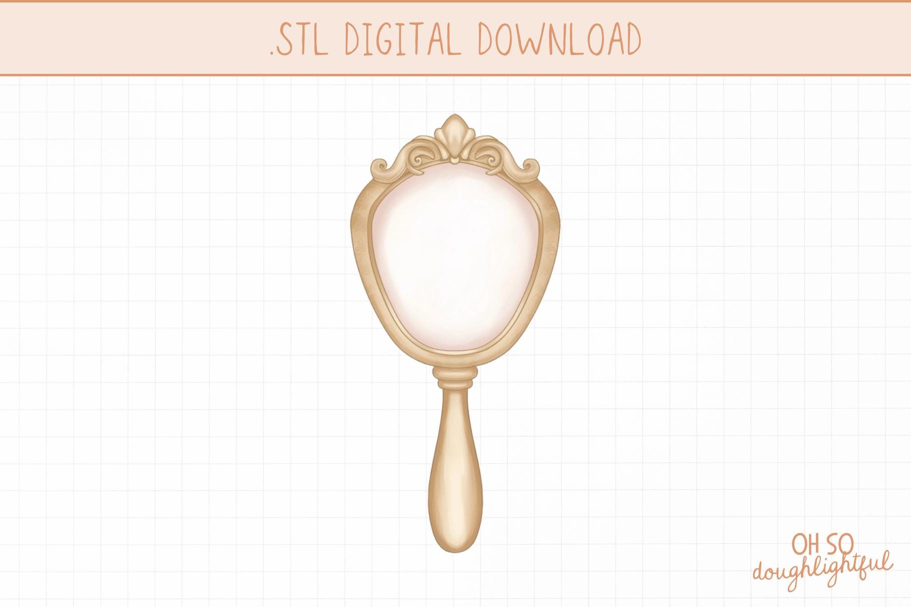 Hand Mirror Stl - Etsy, image size:1820x1214