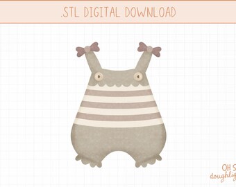 ベビーロンパース クッキーカッター STL