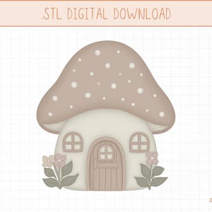 Fairy House Cookie Cutter STL