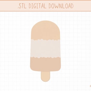 Popsicle Cookie Cutter STL