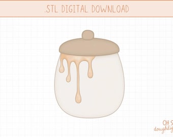 Honey Pot Cookie Cutter STL