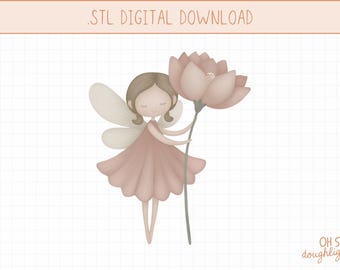 Fairy #3 Cookie Cutter STL