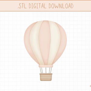 Hot Air Balloon STL Cookie Cutter