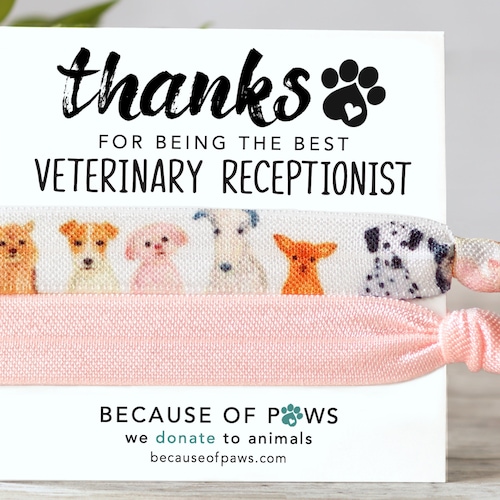 Veterinary Receptionist Thank You Vet Office Gifts Under 5 Etsy