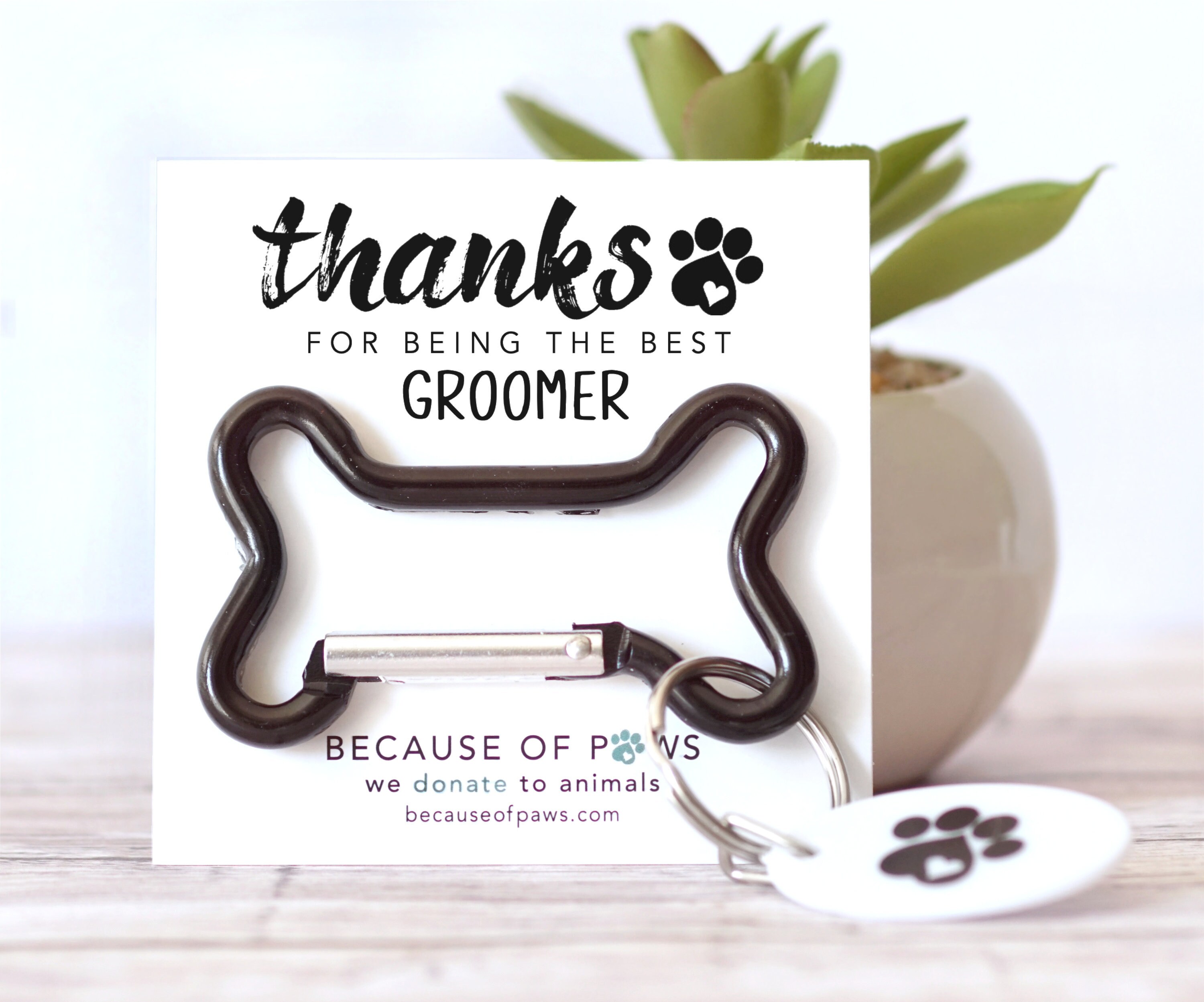 Dog Groomer Gift Dog Groomer Thank You Card Thank You Gift Etsy