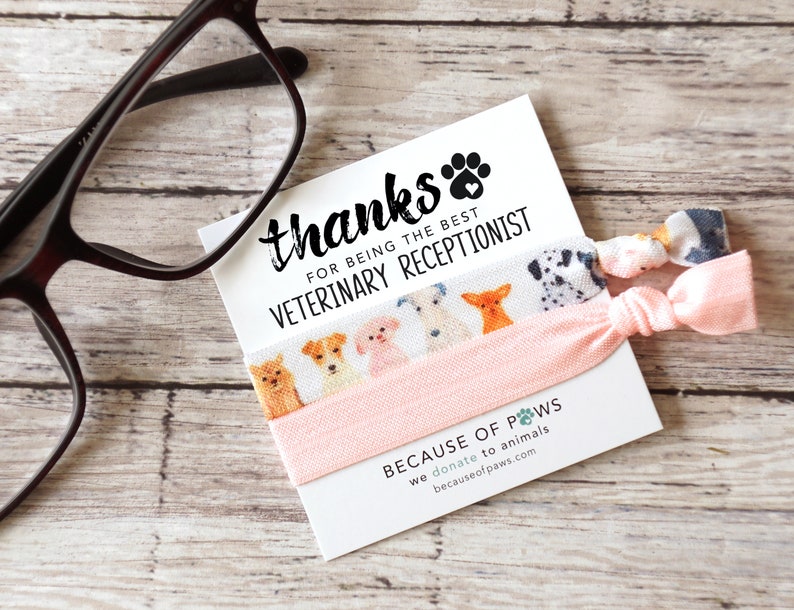 Veterinary Receptionist Thank You Vet Office Gifts Under 5 Etsy