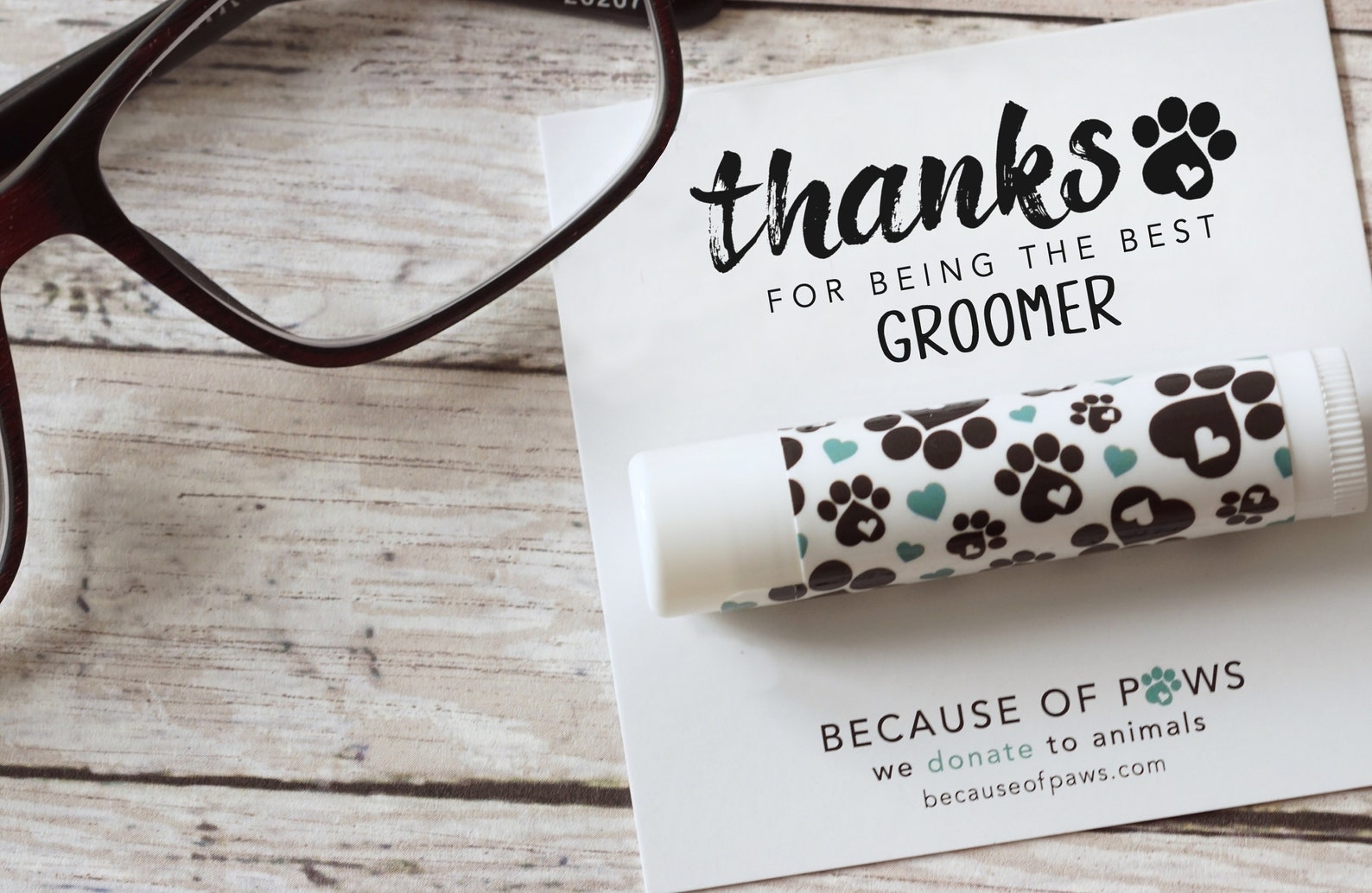 Dog Groomer Gift Dog Groomer Thank You Card Thank You Gift Etsy