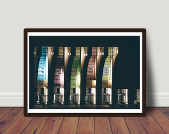 Sideways Stairwell - Unframed Pearlescent Print