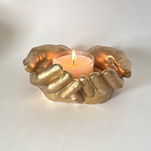 Open Hands Tray, Candle Holder, Concrete Trays, Jewelry Holder, Trinket Dish, Table Decorations