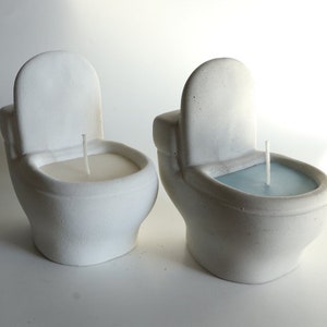 Toilet Bowl Candle, Funny Gifts, Bathroom Decor, Housewarming Gifts, Scented Candles for Bathroom