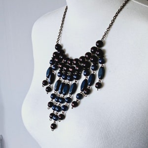 Amazing finnish IBERO retro/vintage wood necklace