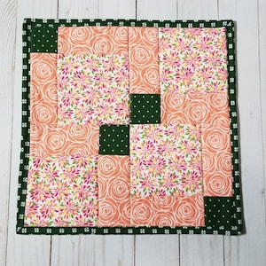 Spring Table Trivets, Spring Floral Table Trivets, Table Toppers, Hot Pad, Quilted Hot Pad