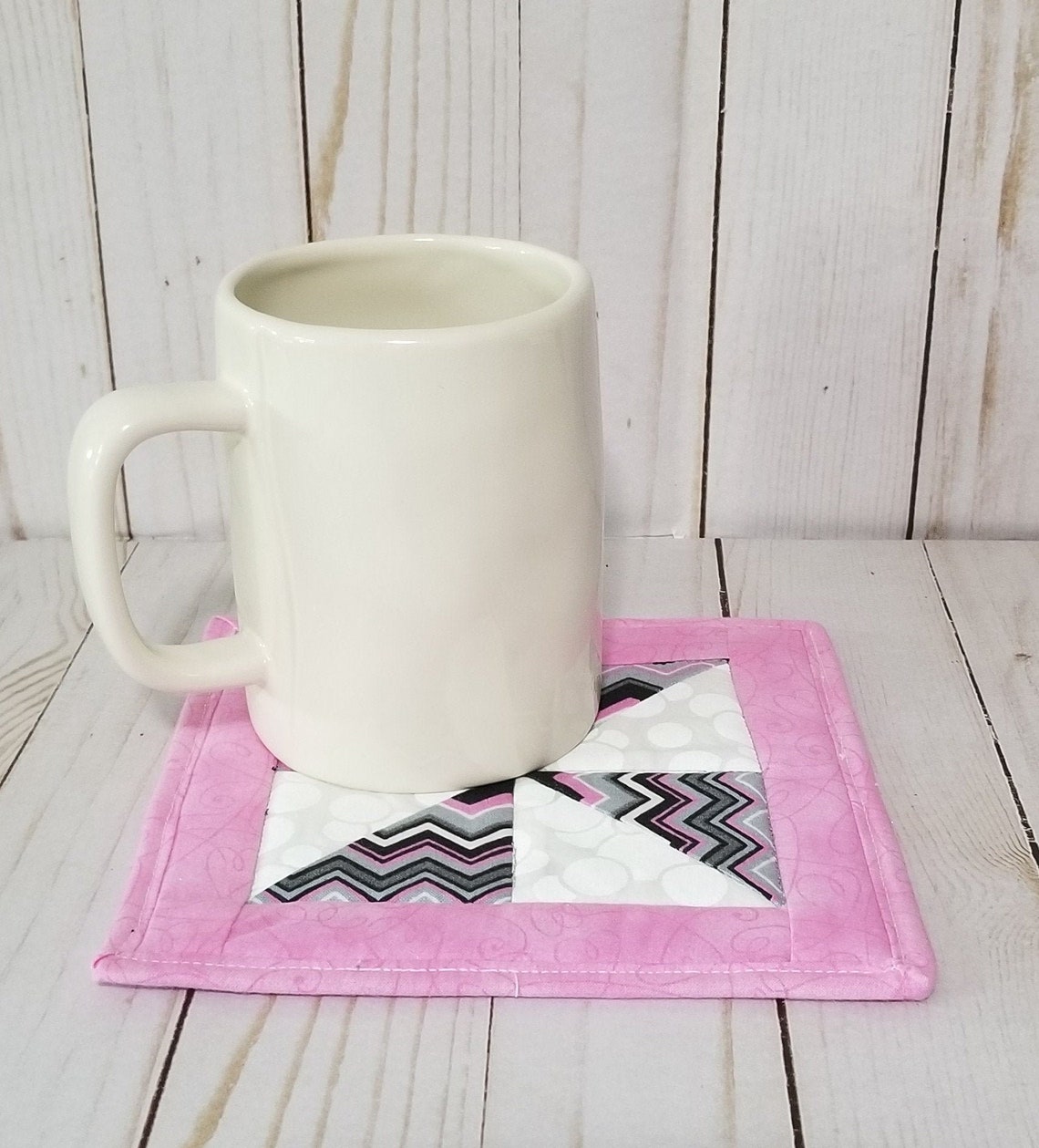 Mug Rug Coaster Quilted Mug Rug Quilted Coaster Etsy