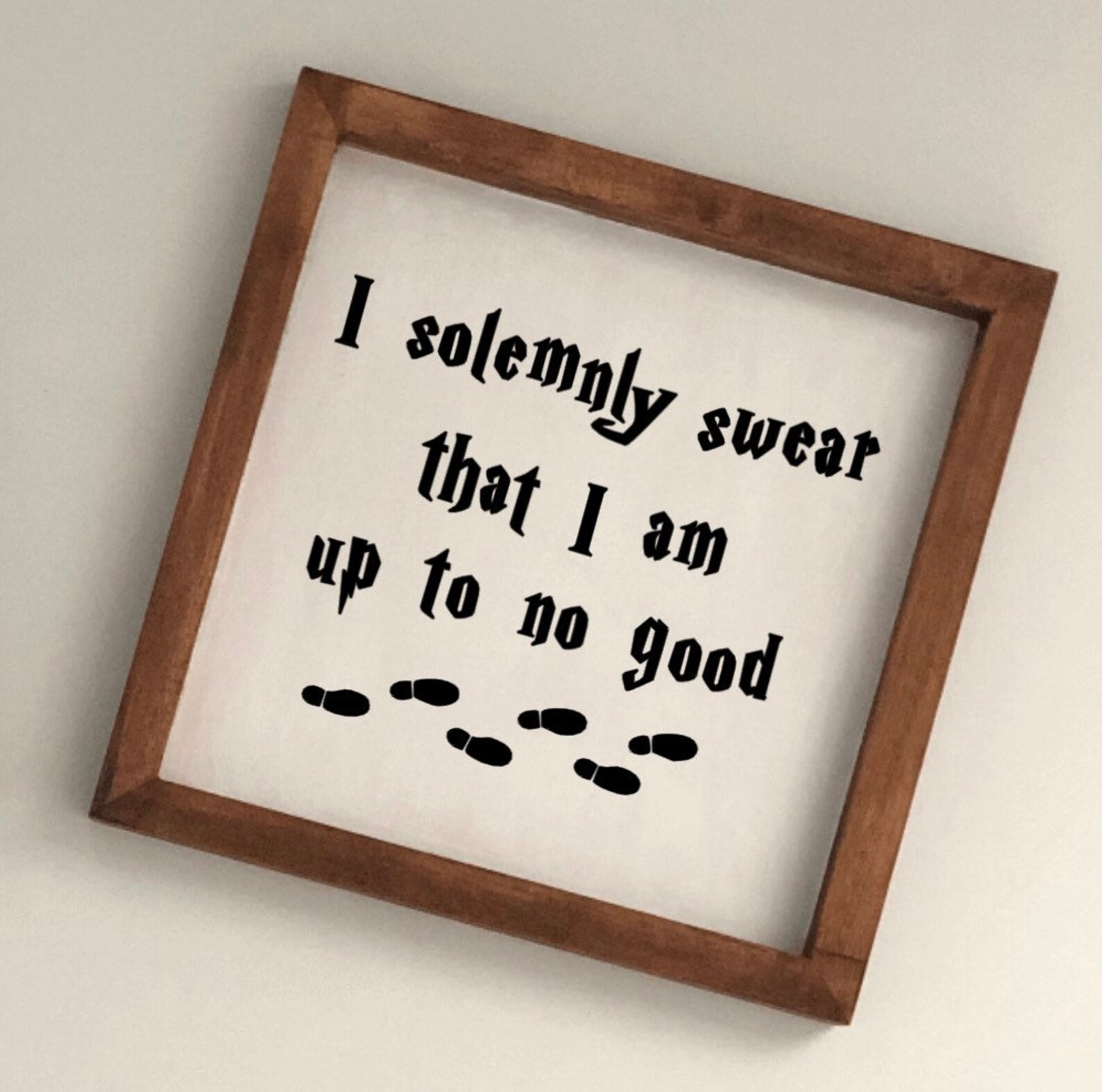 I Solemnly Swear Sign Etsy
