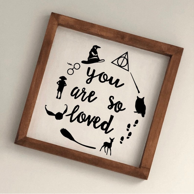 Harry Potter SignYou Are So Loved Etsy