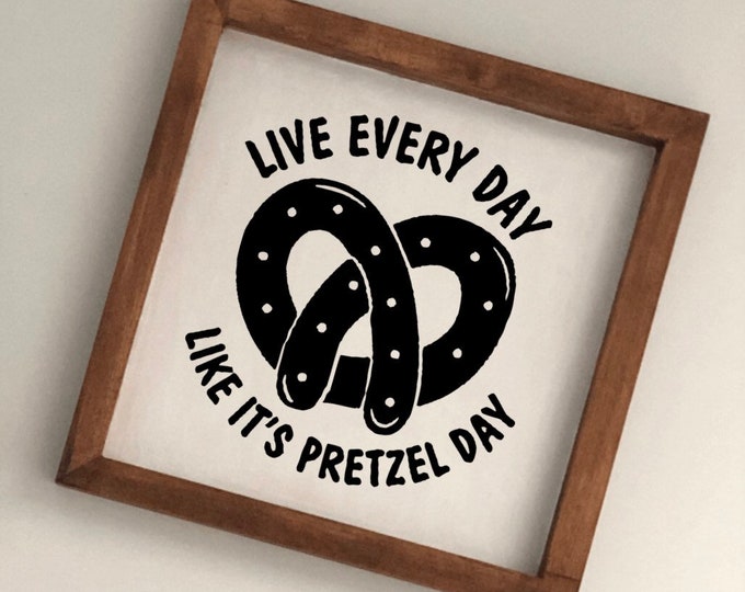 The Office Pretzel Day Sign - Etsy
