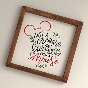 Christmas Sign-Mouse