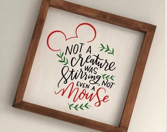 Christmas Sign-Mouse