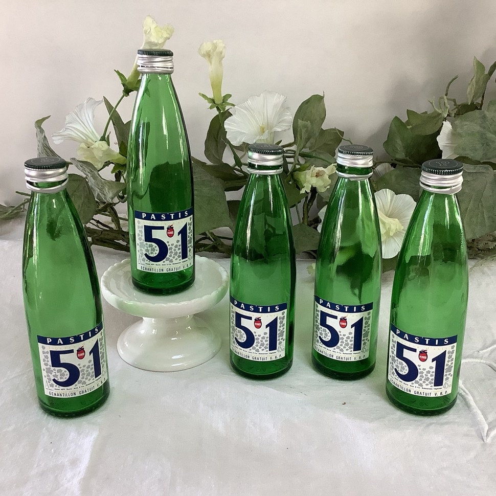 Ancienne Mignonnette Ricard Pastis Vide France Echantillon Representant