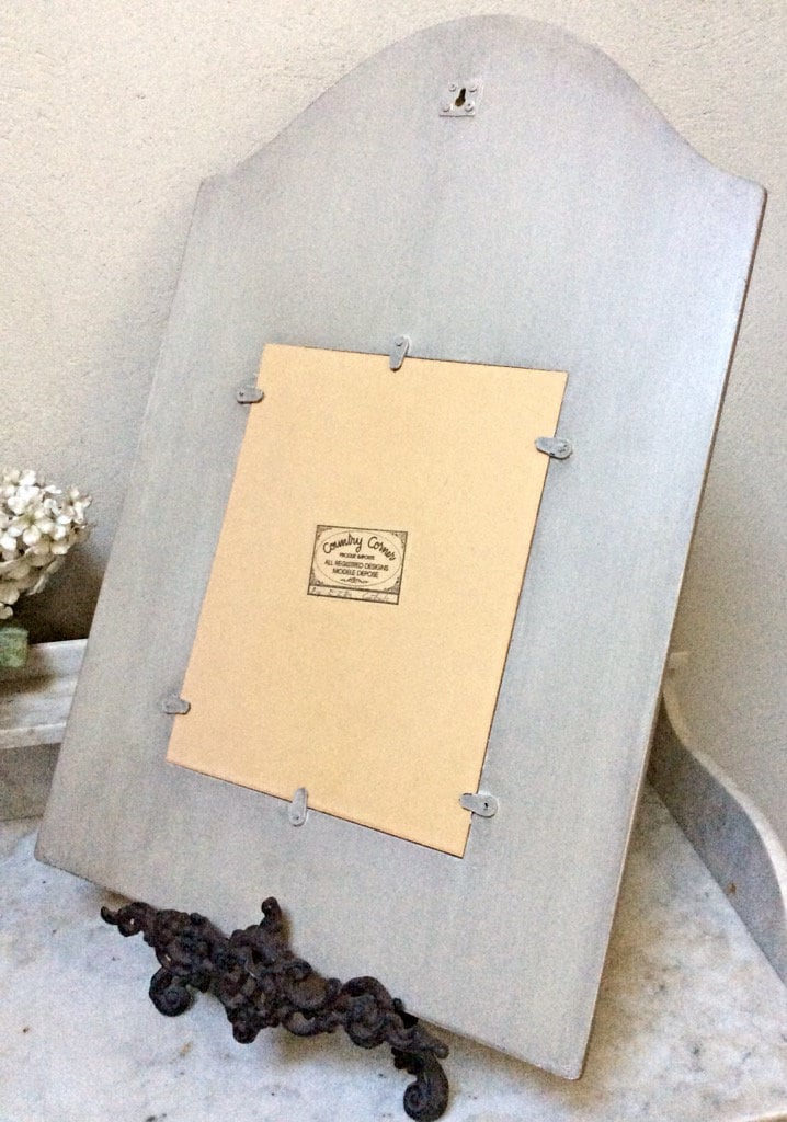 Country Corner Patinated Wood Mirror Ht 61 Cm Vintage - Etsy Ireland