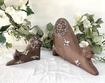 Statuette de couple en céramique, cadeau pour anniversaire de mariage