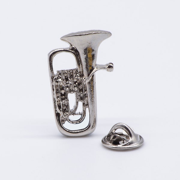 Euphonium Tuba Metal Pin Badge