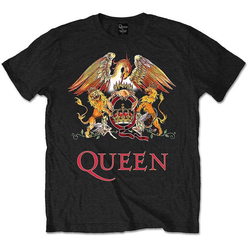 Queen Classic Rock Unisex Cotton T Shirt Official Band Merch Etsy