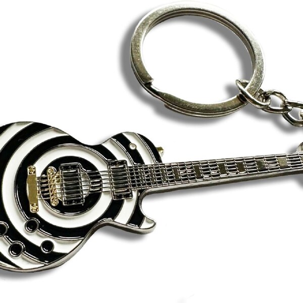 Zakk Wylde (Ozzy Osbourne, Black Label Society) Replica Guitar Keyring