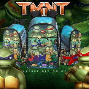 Sac à dos personnalisé Tortue Ninja, Sac à dos personnalisé indispensable pour la rentrée des classes, Sac à dos personnalisé, Sac à dos de voyage, Sac à dos pour enfants