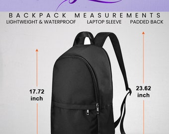 Create your own  Personalized Backpack, Back-to-School Essential Custom Name Backpack, Personalized, Travel Backpack, Backpack for Kids