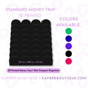 Full Size Cash Stuffing • Budget Queen Seconds • 3D Printed Money Organizer • 7 Slot Cash Envelope System • Imperfect Tray