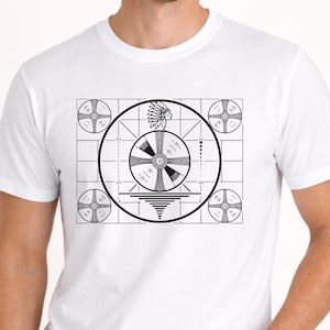 Vintage Indian Head Test Pattern T-Shirt: Retro TV Graphic Tee