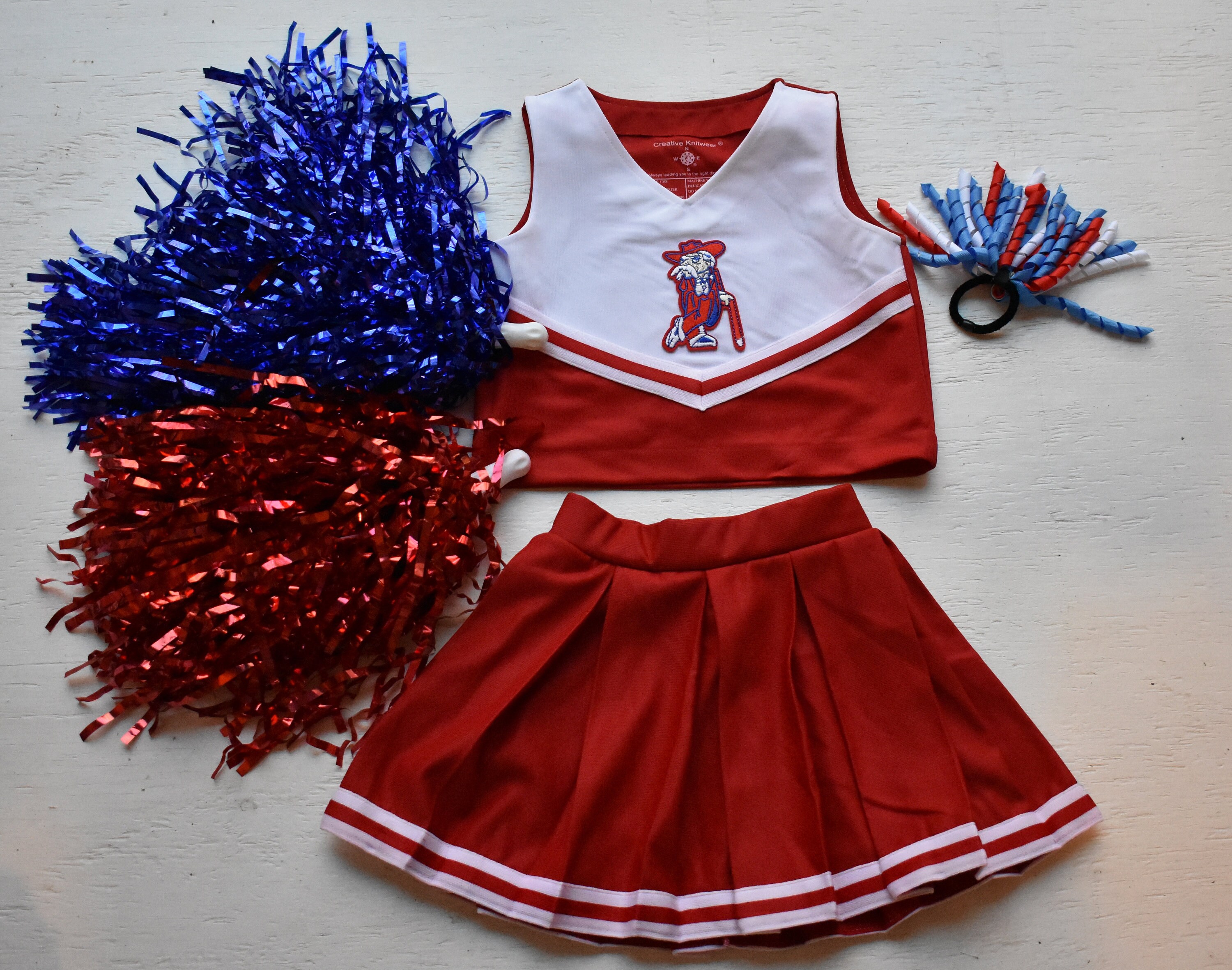 4-5 GIRL'S OLE Miss Cheerleader Costume Uniform Pom Poms - Etsy.de