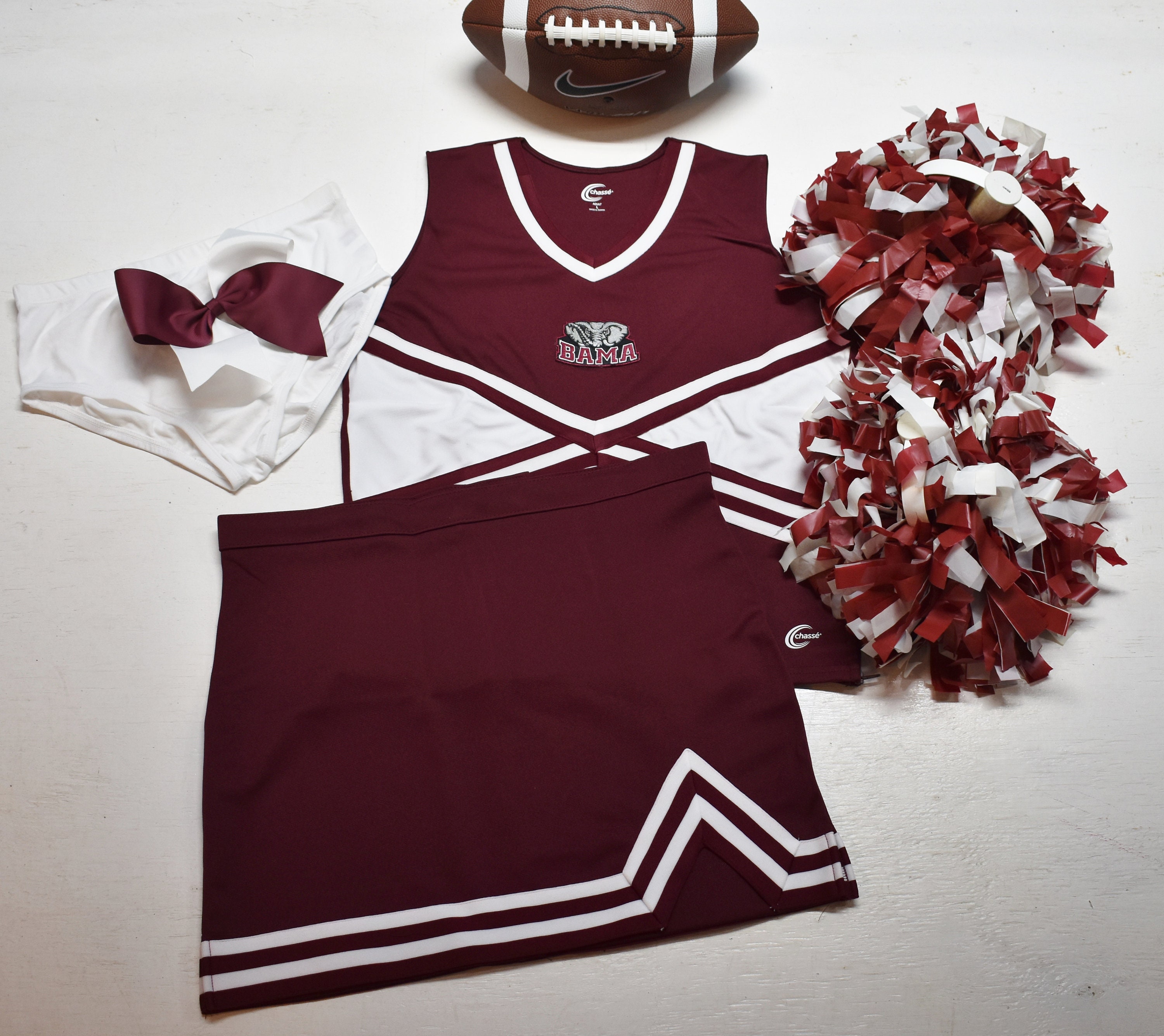Adult Large 10-12 ALABAMA ROLL Tide Cheerleader Outfit - Etsy Denmark