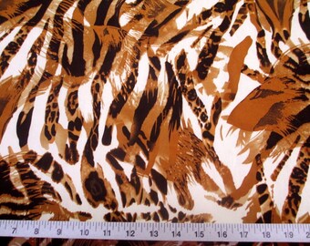 dress fabric Elastane Printed Jersey /'Carnival Time/', 1.40m x 1.40m piece
