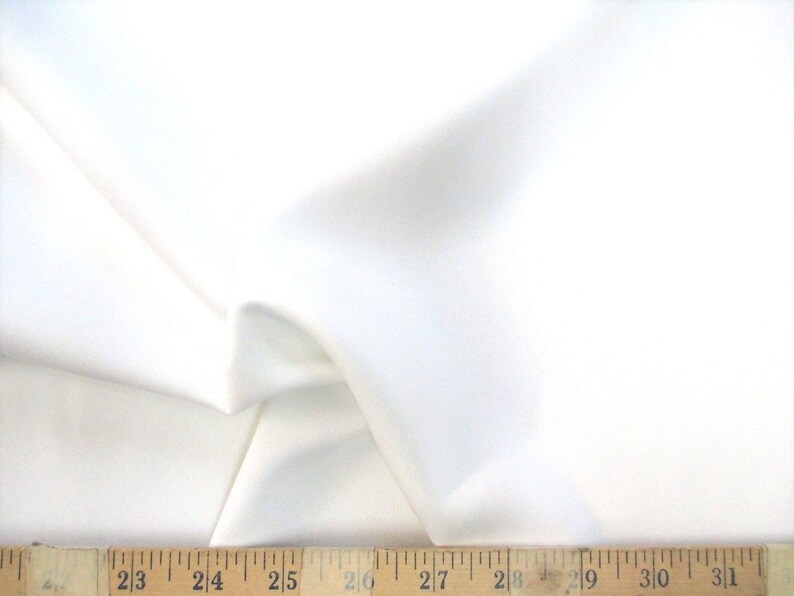 Fabric Scuba 4 way Stretch White LY780 Etsy