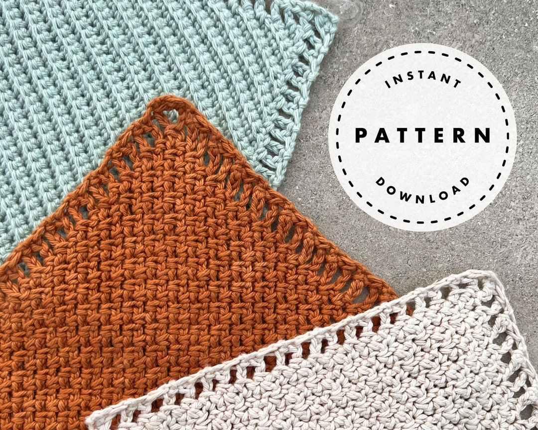 CROCHET PATTERN // Favorite Everyday Dishcloths - Etsy