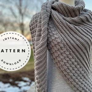 PROSE // Crochet PATTERN // Crochet Shawl PATTERN