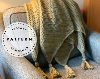 CROCHET PATTERN // Mom's Favorite Throw